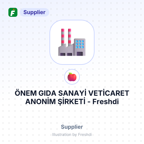 ÖNEM GIDA SANAYİ VETİCARET ANONİM ŞİRKETİ – summary card, no photo uploaded yet