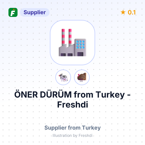 ÖNER DÜRÜM – summary card, no photo uploaded yet