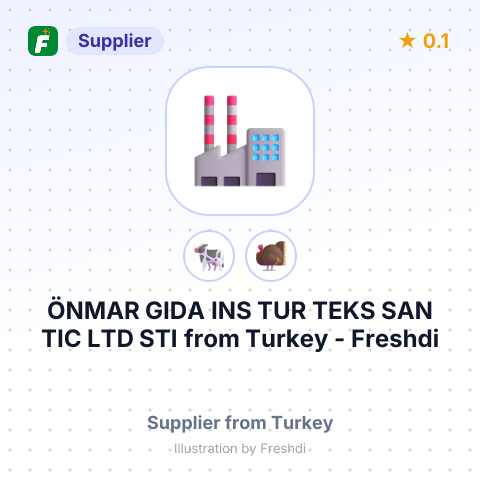 ÖNMAR GIDA INS TUR TEKS SAN TIC LTD STI – summary card, no photo uploaded yet