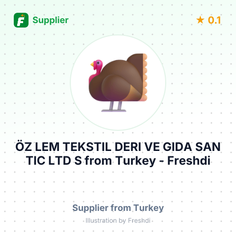 ÖZ LEM TEKSTIL DERI VE GIDA SAN TIC LTD S – summary card, no photo uploaded yet
