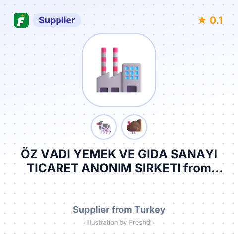 ÖZ VADI YEMEK VE GIDA SANAYI TICARET ANONIM SIRKETI – summary card, no photo uploaded yet