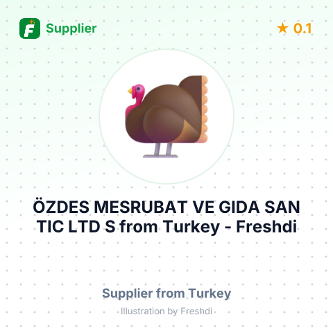 ÖZDES MESRUBAT VE GIDA SAN TIC LTD S – summary card, no photo uploaded yet