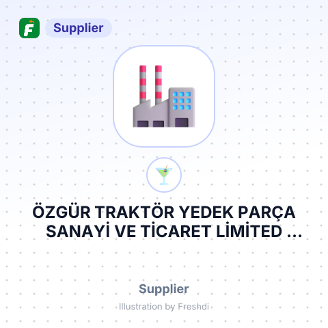 ÖZGÜR TRAKTÖR YEDEK PARÇA SANAYİ VE TİCARET LİMİTED ŞİRKETİ – summary card, no photo uploaded yet