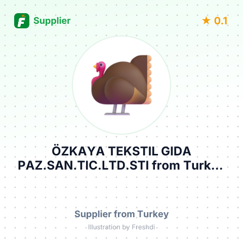 ÖZKAYA TEKSTIL GIDA PAZ.SAN.TIC.LTD.STI – summary card, no photo uploaded yet