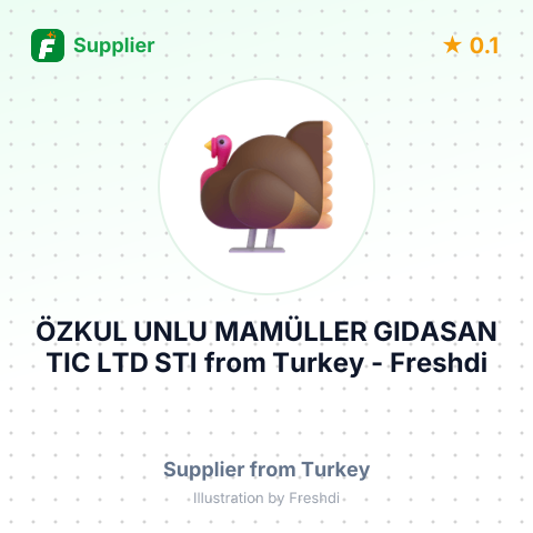 ÖZKUL UNLU MAMÜLLER GIDASAN TIC LTD STI – summary card, no photo uploaded yet