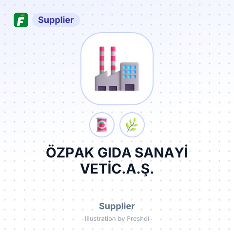 ÖZPAK GIDA SANAYİ VETİC.A.Ş. – summary card, no photo uploaded yet