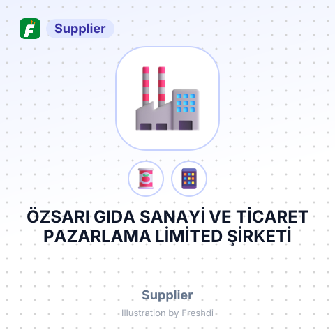 ÖZSARI GIDA SANAYİ VE TİCARET PAZARLAMA LİMİTED ŞİRKETİ – summary card, no photo uploaded yet