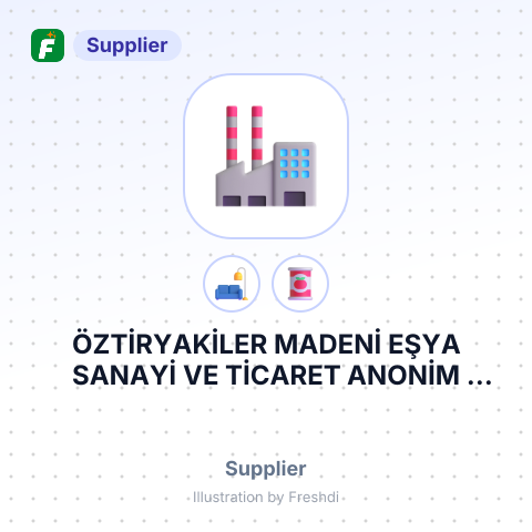 ÖZTİRYAKİLER MADENİ EŞYA SANAYİ VE TİCARET ANONİM ŞİRKETİ – summary card, no photo uploaded yet