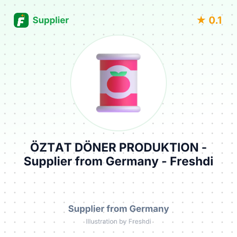 ÖZTAT DÖNER PRODUKTION – summary card, no photo uploaded yet