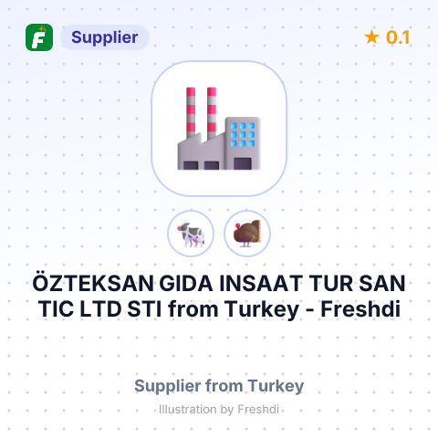 ÖZTEKSAN GIDA INSAAT TUR SAN TIC LTD STI – summary card, no photo uploaded yet