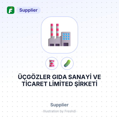 ÜÇGÖZLER GIDA SANAYİ VE TİCARET LİMİTED ŞİRKETİ – summary card, no photo uploaded yet