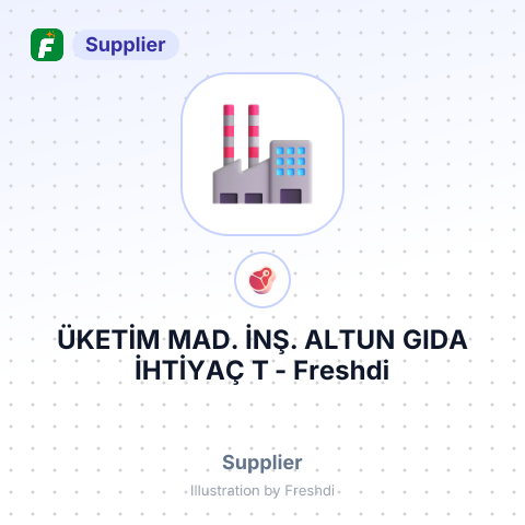 ÜKETİM MAD. İNŞ. ALTUN GIDA İHTİYAÇ T – summary card, no photo uploaded yet