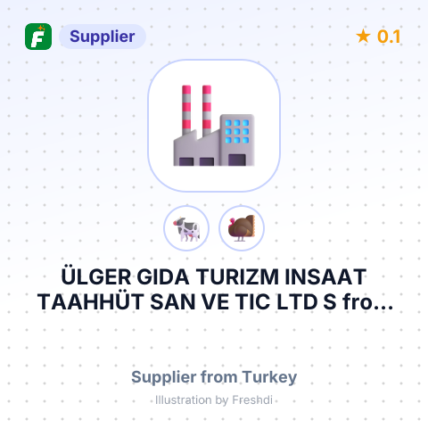 ÜLGER GIDA TURIZM INSAAT TAAHHÜT SAN VE TIC LTD S – summary card, no photo uploaded yet