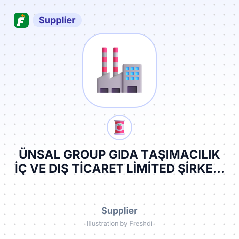 ÜNSAL GROUP GIDA TAŞIMACILIK İÇ VE DIŞ TİCARET LİMİTED ŞİRKETİ – summary card, no photo uploaded yet