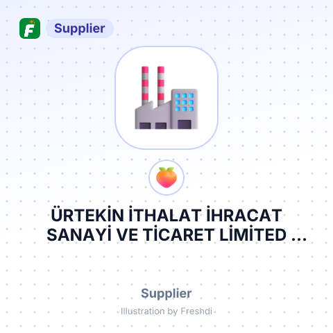 ÜRTEKİN İTHALAT İHRACAT SANAYİ VE TİCARET LİMİTED ŞİRKETİ – summary card, no photo uploaded yet