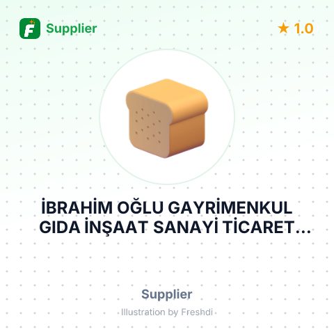 İBRAHİM OĞLU GAYRİMENKUL GIDA İNŞAAT SANAYİ TİCARET LİMİTED ŞİRKETİ – summary card, no photo uploaded yet