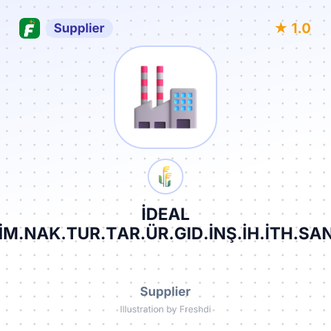İDEAL KUR.İM.NAK.TUR.TAR.ÜR.GID.İNŞ.İH.İTH.SAN.TİC. LTD – summary card, no photo uploaded yet