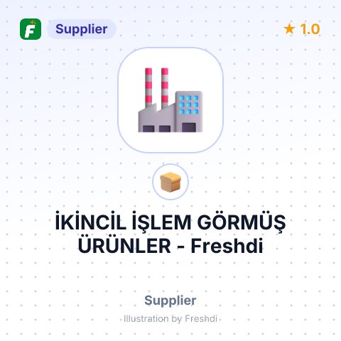 İKİNCİL İŞLEM GÖRMÜŞ ÜRÜNLER – summary card, no photo uploaded yet
