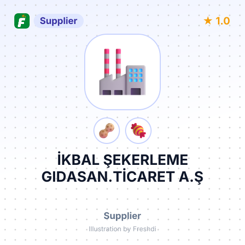 İKBAL ŞEKERLEME GIDASAN.TİCARET A.Ş – summary card, no photo uploaded yet