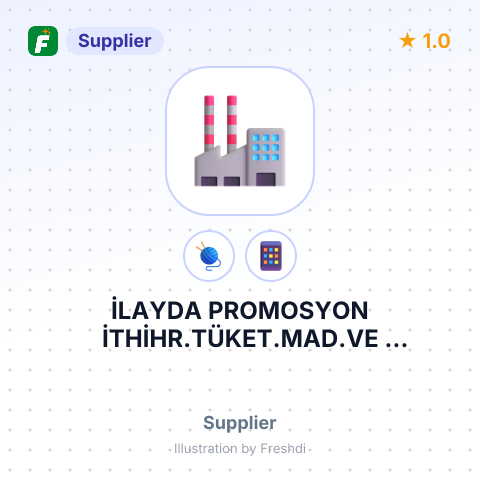İLAYDA PROMOSYON İTHİHR.TÜKET.MAD.VE TEKS.SAN.TİC. LTD – summary card, no photo uploaded yet
