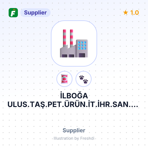 İLBOĞA ULUS.TAŞ.PET.ÜRÜN.İT.İHR.SAN.VE TİC. LTD – summary card, no photo uploaded yet