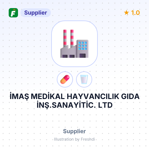 İMAŞ MEDİKAL HAYVANCILIK GIDA İNŞ.SANAYİTİC. LTD – summary card, no photo uploaded yet