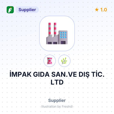 İMPAK GIDA SAN.VE DIŞ TİC. LTD – summary card, no photo uploaded yet
