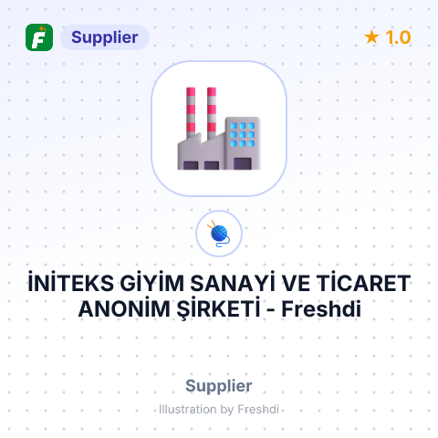 İNİTEKS GİYİM SANAYİ VE TİCARET ANONİM ŞİRKETİ – summary card, no photo uploaded yet