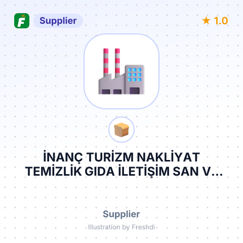 İNANÇ TURİZM NAKLİYAT TEMİZLİK GIDA İLETİŞİM SAN VE TİC LTD – summary card, no photo uploaded yet