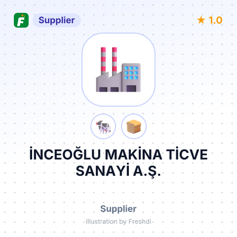 İNCEOĞLU MAKİNA TİCVE SANAYİ A.Ş. – summary card, no photo uploaded yet