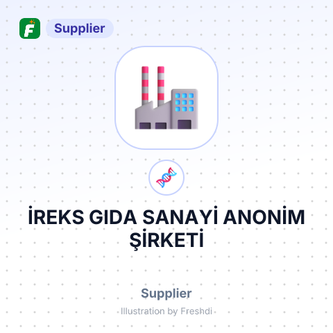 İREKS GIDA SANAYİ ANONİM ŞİRKETİ – summary card, no photo uploaded yet