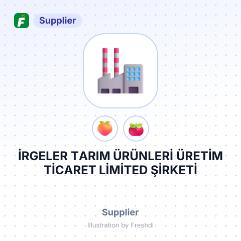 İRGELER TARIM ÜRÜNLERİ ÜRETİM TİCARET LİMİTED ŞİRKETİ – summary card, no photo uploaded yet