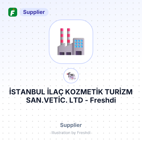 İSTANBUL İLAÇ KOZMETİK TURİZM SAN.VETİC. LTD – summary card, no photo uploaded yet