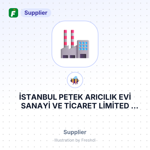 İSTANBUL PETEK ARICILIK EVİ SANAYİ VE TİCARET LİMİTED ŞİRKETİ – summary card, no photo uploaded yet
