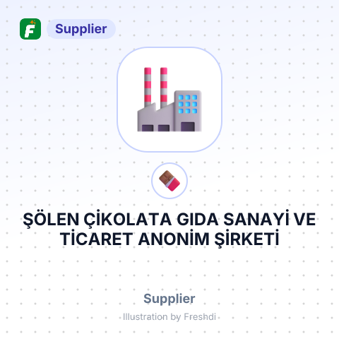 ŞÖLEN ÇİKOLATA GIDA SANAYİ VE TİCARET ANONİM ŞİRKETİ – summary card, no photo uploaded yet