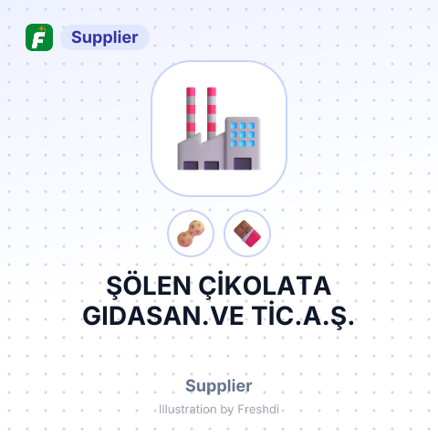 ŞÖLEN ÇİKOLATA GIDASAN.VE TİC.A.Ş. – summary card, no photo uploaded yet