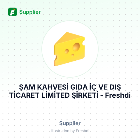 ŞAM KAHVESİ GIDA İÇ VE DIŞ TİCARET LİMİTED ŞİRKETİ – summary card, no photo uploaded yet