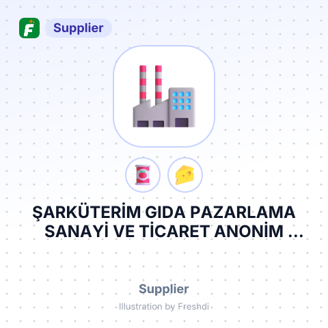 ŞARKÜTERİM GIDA PAZARLAMA SANAYİ VE TİCARET ANONİM ŞİRKETİ – summary card, no photo uploaded yet