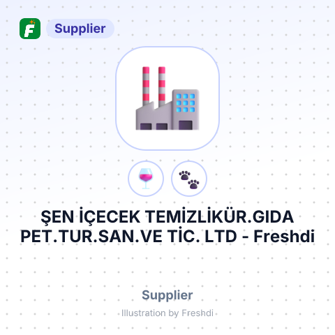 ŞEN İÇECEK TEMİZLİKÜR.GIDA PET.TUR.SAN.VE TİC. LTD – summary card, no photo uploaded yet