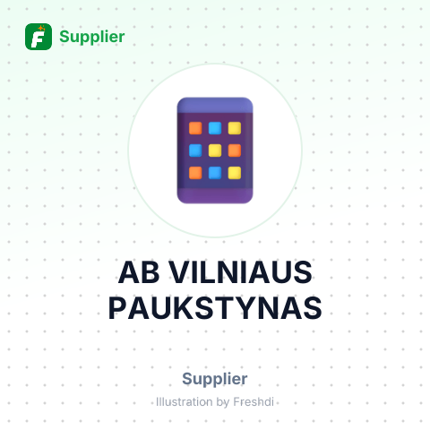 АВ VILNIAUS PAUKSTYNAS – summary card, no photo uploaded yet
