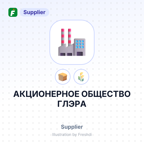 АКЦИОНЕРНОЕ ОБЩЕСТВО ГЛЭРА – summary card, no photo uploaded yet