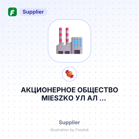 АКЦИОНЕРНОЕ ОБЩЕСТВО MIESZKO УЛ АЛ ИЕРУСАЛИМСКИЕ – summary card, no photo uploaded yet