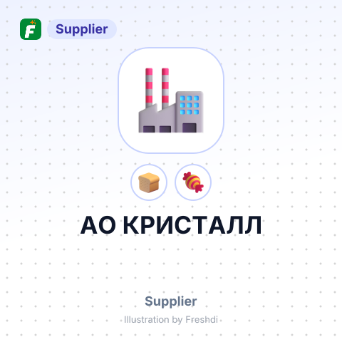 АО КРИСТАЛЛ – summary card, no photo uploaded yet