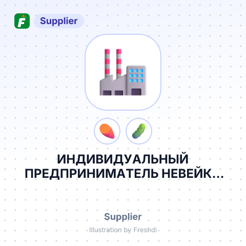 ИНДИВИДУАЛЬНЫЙ ПРЕДПРИНИМАТЕЛЬ НЕВЕЙКО НИКИТА – summary card, no photo uploaded yet