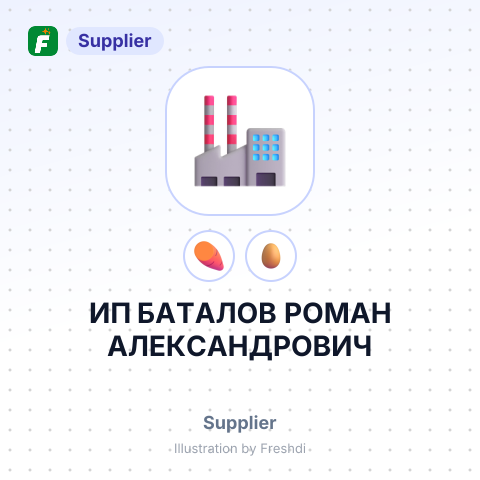 ИП БАТАЛОВ РОМАН АЛЕКСАНДРОВИЧ – summary card, no photo uploaded yet
