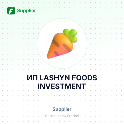 ИП LASHYN FOODS INVESTMENT – summary card, no photo uploaded yet