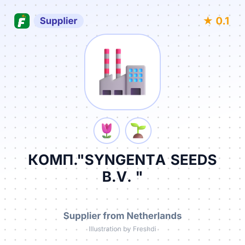 КОМП."SYNGENTA SEEDS B.V. " – summary card, no photo uploaded yet