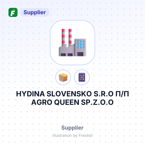 НYDINА SLОVENSKO S.R.O П/П AGRO QUEEN SP.Z.O.O – summary card, no photo uploaded yet