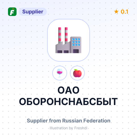 ОАО ОБОРОНСНАБСБЫТ – summary card, no photo uploaded yet