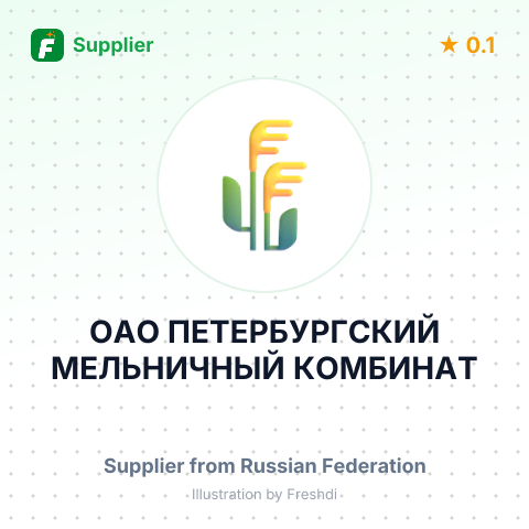 ОАО ПЕТЕРБУРГСКИЙ МЕЛЬНИЧНЫЙ КОМБИНАТ – summary card, no photo uploaded yet